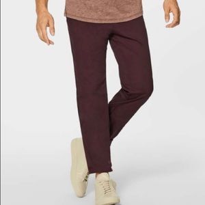 Lululemon Commission Pant Warpstreme- Dark Red, 32x34